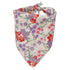 Dog Bandana Flower Print Triangle Scarf